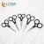 Import Eliter Amazon Hot Sell In Stock Black Rubberized Soft Touch Stainless Steel Eyebrow Scissors Safety Scissors Manicure Scissors from China