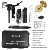 emergency survival kit  sos emergency supplies box	army gear emergency survival and camping kit with Credit Card Knife
