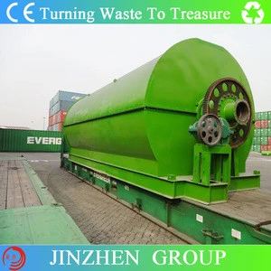 Environmental-friendly waste tyre pyrolysis equipment with high efficiency