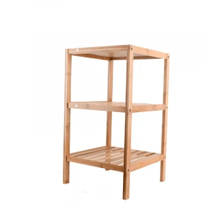 Environmental Protection Bamboo Plant Shelf Organizer Stand Hanging Plant Stand Planter Shelves Flower