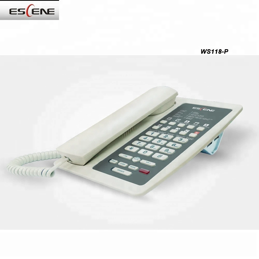 ESCENE Hotel IP Phone HS118 Desktop IP Phone With 2 Sip Account