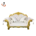 European style elegant furniture wedding hotel two seat sofa