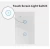 Import Excel Digital Smart Switch 1 2 3 Gang Smart Switch US Standard WiFi Wall Light Switch from India