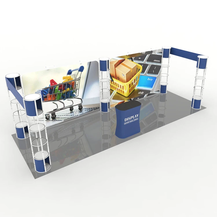 Exhibition booth aluminium foldable wall tension fabric trade show booth 10x20