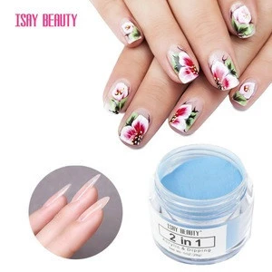 Exporter hot sale nail art acrylic powder different color