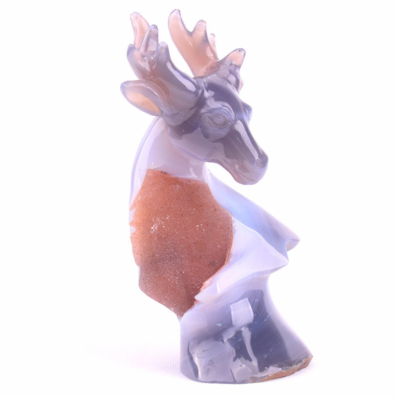 Geode Statue Buy Exquisite Hand Carved Crystal Craft Semi Precious Geode Statue Deer ...