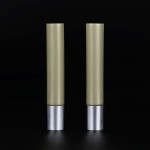 Eye Cream Cosmetic Tube in Stock PE Soft Tube with Massage Applicator Zinc Alloy Silver Lids Eye Cream Tube Packagin Lip Oil Tube
