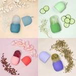 F3 Ice Face mold Magic Freeze Mold Tool Set Cube Maker Facial Massage Silicone Ice Ball Globes roller Ice Facial Cube F