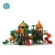 Import Factory custom forest castle style children outdoor playground slide equipment,pipe slide for kids from China