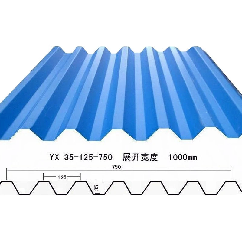 Factory custom wholesale Stainless steel corrugated board with Color steel tile or Roofing tiles