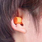 Factory direct bullet Disposable 1100 PU Foam sleeping earplug noise reduction earmuff waterproof protective ear plugs
