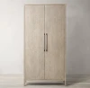 Factory direct sales high quality American solid wood double door bookcase villa club home can customize living room furniture