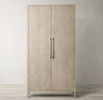 Factory direct sales high quality American solid wood double door bookcase villa club home can customize living room furniture
