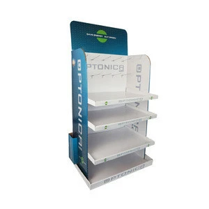 Factory direct selling cardboard rotating display product magazine rack