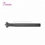 Factory direct wholesale mountain bikes 450mm carbon fiber seat tube bike spare parts seat post