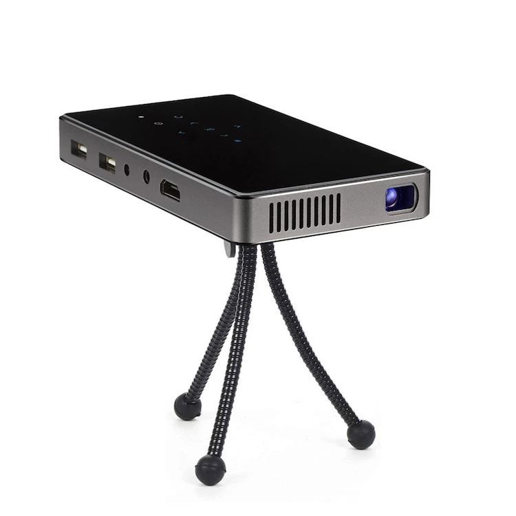 Factory hot model P8 overhead projectors HD LED 4K mini portable projector support for multiple device connection
