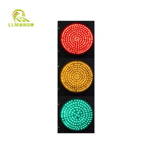 Factory Lighting 300MM 3 Aspects Red Yellow Green Color Led Traffic Light