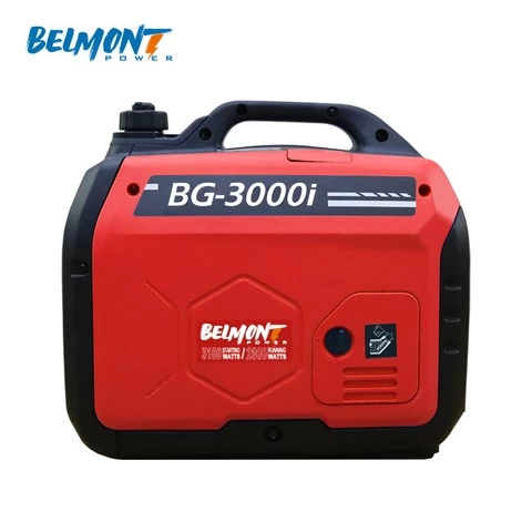Factory Made Cheap  Quiet Small Generator Portable DC Output 12V 8.3A 3KW Petrol Gasoline Inverter Generator