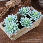 Factory mini artificial plants plastic succulent artificial plants for decoration