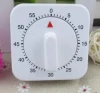 Factory Novelty Kitchen Timer White Square 60-Minute Mechanical Digital Timer Counting for Kitchen