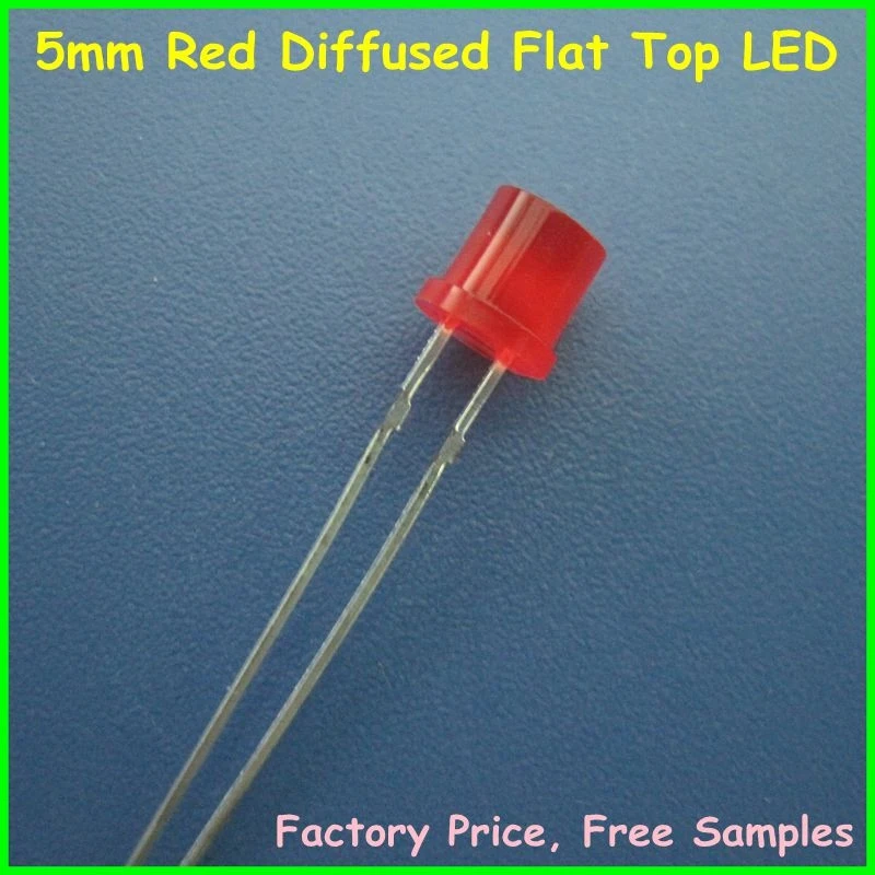 Factory Price 3mm/5mm/8mm/10mm Flat Top LED Diodes ( CE &amp; RoHS Compliant )