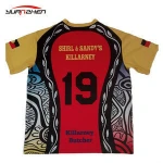 Factory price beautiful design custom rugby jersey uniform sublimation