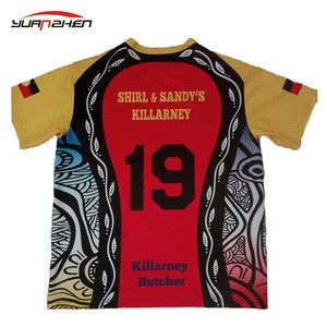 Buy Factory Price Beautiful Design Custom Rugby Jersey Uniform Sublimation  from Nanjing Yuanzhen Sports Wear Co., Ltd., China