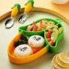 Factory Price Corn Silicone Dinner Plate Kids Dining Tableware Serving Trays