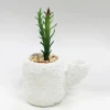 Factory Price Mini Leaf and Flower Home and Office Decoration Plastic Plants Artificial Plants Potted