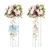Import Factory Price Plinths Display Metal Wedding Metal Flower Floor Vase Column Flower Stand Round Centerpieces Vase Set of 2 for Tables from China