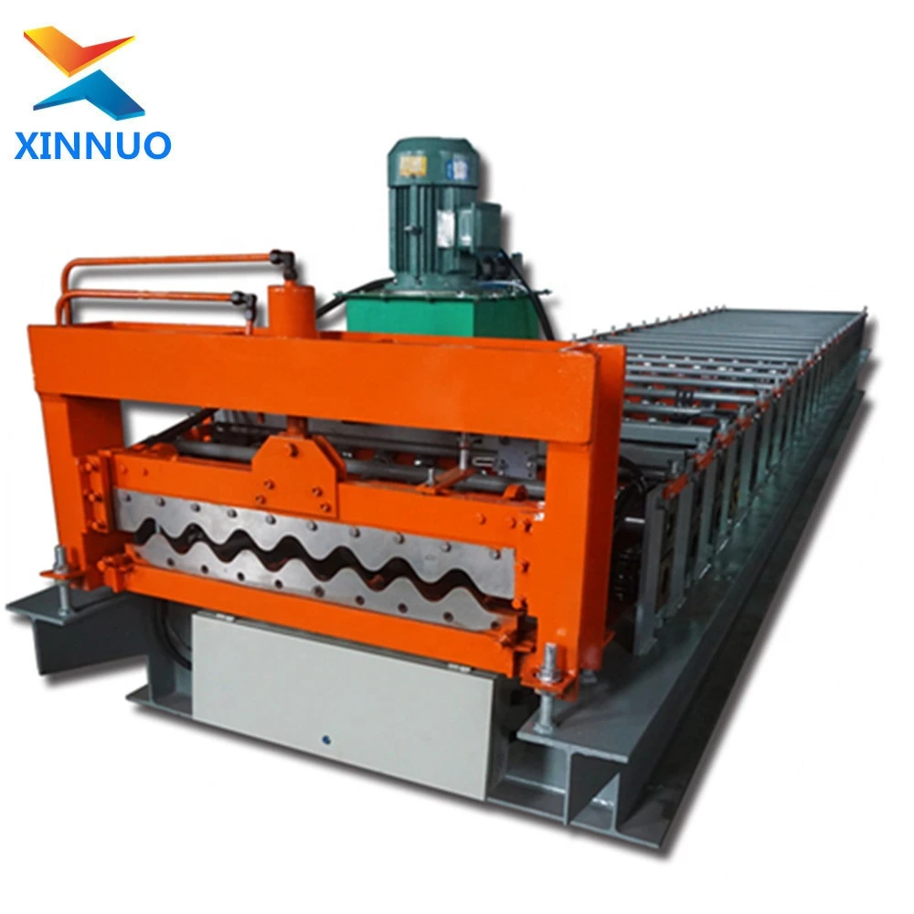 Factory Prices Making Building Material Wall Panel Metal Roofing Corrugated Tile Roll Forming Machine For Sale