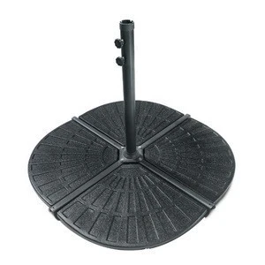 Factory Supply Cement Filled 4 Pack Sector Umbrella Base Set for All Kinds of Cross Umbrella Stand