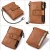 Import Factory Supply RFID Blocking Genuine Leather Zipper Wallet for Women from China