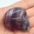 Import Factory Wholesale 2 inch Natural Stone Carving Crafts Rainbow Fluorite Human Head Skull from China