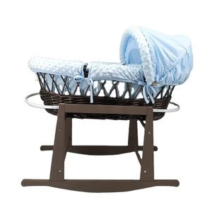 Factory wholesale custom baby crib for kids co sleeper bassinet bassinet wicker baby basket