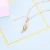 Import Factory Wholesale Custom Classic 925 Sterling Silver Jewelry 2019 Women Fashion Jewellery Gold Necklace from China