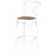 Import Factory Wholesale Pub Dining Room Birch Wooden Giraffe Stool Bar Chair from China