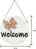 Farmhouse Door Hanger Welcome Front Porch Decor  wood craft signs