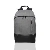 Fashion gray laptop travel high school polyester promotional backpack bag