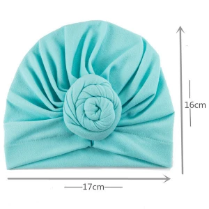 Fashion Knot Baby Hat Newborn Elastic Baby Beanie Cap Infant Turban Hats