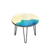fashional design round restin tea table small river coffee table for home hotel apartment office