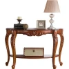 Fast delivery the best wood carved art deco console table carved console table