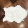 Faux Fur Sheepskin Rug Careu Soft Chair Cover Throw Rug for Lounge Bed Floor Bathroom,White