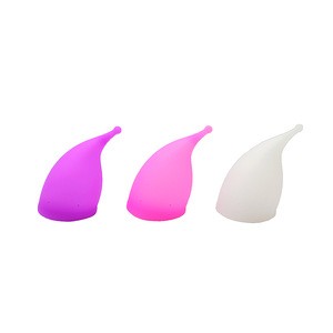 FDA Approved  Feminine Sanitary Napkin Medical Silicone Collapsible Girls Period Blood Collection  Menstrual Cup