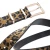 Import Female Belt Cummerbund Women Horsehair Belt With Leopard Pattern Rose Gold Metal Buckle Hot Sales Pu Belt Accessories For Women from China