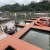 Import Floating boat durable floating marina pontoon walkway with wood decking bridge dock from China