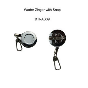 Fly fishing tool tackle new wader zinger with snap BTI-AS39 (B07)