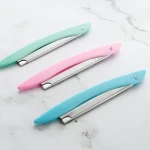 Foldable eyebrow trimming knife holder, knife holder, portable eyebrow trimming hair knife eyebrow scraping knife holder