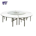 Folding pvc hotel wedding used round banquet table