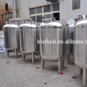 Food grade vertical stainless steel storage tank (BLS)
